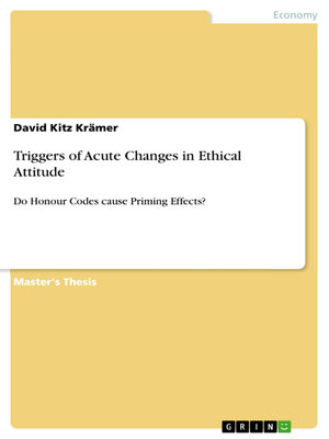 cover image of Triggers of Acute Changes in Ethical Attitude